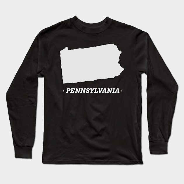 Home to Pennsylvania Long Sleeve T-Shirt by A Reel Keeper